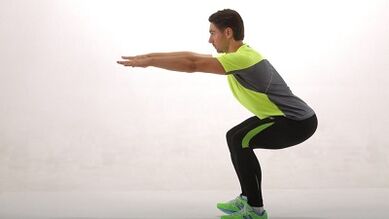Squatting to improve efficiency